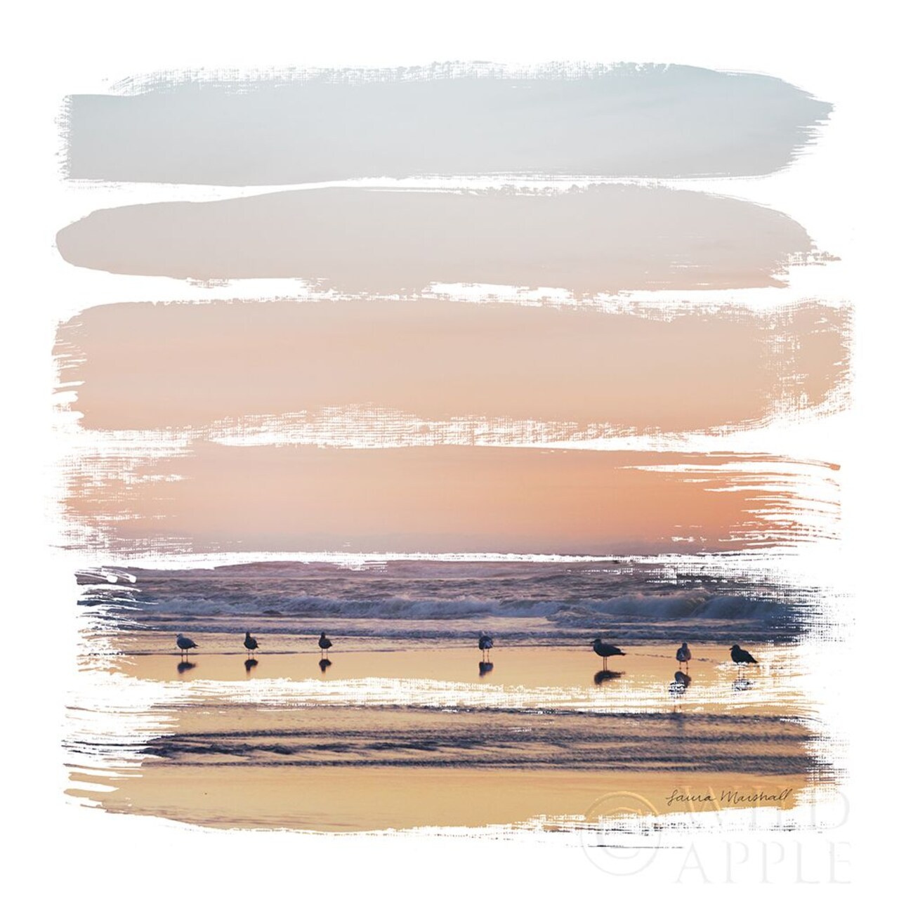 Sunset Stripes II Poster Print by Laura Marshall - Item # VARPDX47189